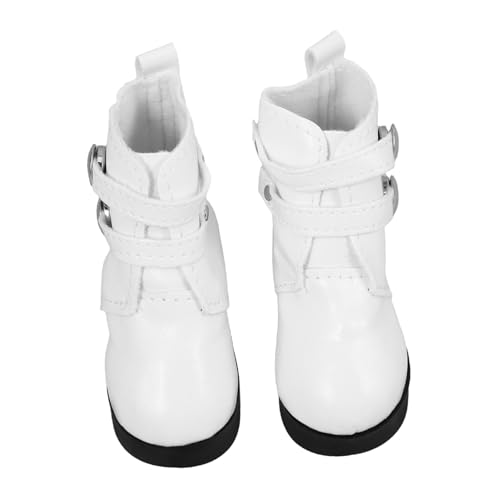 BESPORTBLE 1Paar PU Stiefel Für Puppen Freizeitschuhe Für Puppen Hochhackige Puppenschuhe Zubehör Für Puppenkleidungs Outfits Puppen Dress Up von BESPORTBLE