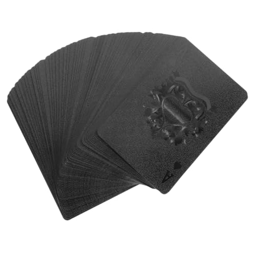 BESPORTBLE 1Packung Wasserfester Pokerkarten Aus Kunststoff Brettspielkarten Für Poker Kartenspiele Und Unterhaltung Karten Im Und Langlebig von BESPORTBLE