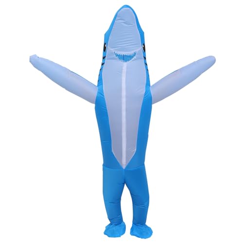 BESPORTBLE 1Pc Aufblasbare Kostüme Für Erwachsene Blau Aufblasbare Halloween Kostüm Reinigen Party Kostüm Lustige Kostüm von BESPORTBLE