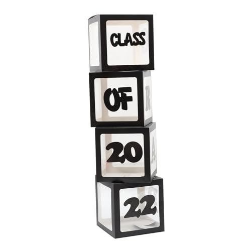 BESPORTBLE 1Satz Abschlussballonboxen mit Schwarzen Boxen Class Of Dekoration für Abschlussfeiern und Partys Einfach zu Verwenden und Kinderfreundlich BESPORTBLE 1Satz Abschlussballonboxen mit Schwarzen Boxen Class Of Dekoration für Abschlussfeiern und Partys Einfach zu Verwenden und Kinderfreundlich von BESPORTBLE