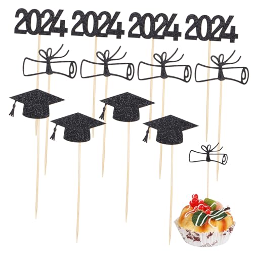 BESPORTBLE 1Satz Abschlusskappen Cake Topper Dekoration Für Abschlussfeier Schwarze Bachelor Hüte Und Urkunden Für Kuchen Und Abschlusskuchendekorationen BESPORTBLE 1Satz Abschlusskappen Cake Topper Dekoration Für Abschlussfeier Schwarze Bachelor Hüte Und Urkunden Für Kuchen Und Abschlusskuchendekorationen von BESPORTBLE