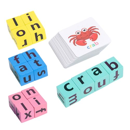 BESPORTBLE 1Satz Alphabet Rechtschreibspiel Für Matching Sprachentwicklung Lernspielzeug Mit Wortkarten Und Alphabet Interaktion Pädagogisches Holzspielzeug BESPORTBLE 1Satz Alphabet Rechtschreibspiel Für Matching Sprachentwicklung Lernspielzeug Mit Wortkarten Und Alphabet Interaktion Pädagogisches Holzspielzeug von BESPORTBLE