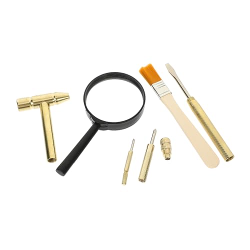 BESPORTBLE 1Satz Ausgrabungswerkzeug Set Für Graben Hammer Meißel Bürste Und Lupe Pretend Play Dig Kit Für Kreatives von BESPORTBLE