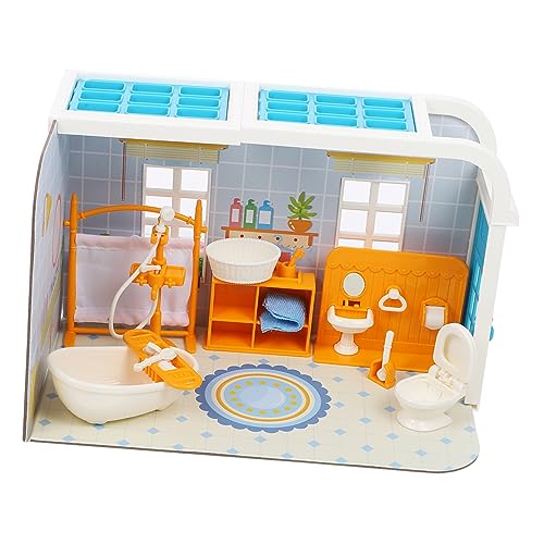 BESPORTBLE 1Satz Badezimmermöbel Kinderspielzeug Badezimmermodelle Für Puppenhaus Mit Zubehör Für Kreatives Mini Modell BESPORTBLE 1Satz Badezimmermöbel Kinderspielzeug Badezimmermodelle Für Puppenhaus Mit Zubehör Für Kreatives Mini Modell von BESPORTBLE