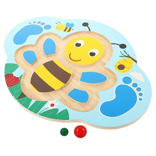 BESPORTBLE Balance Board Spielzeug Aus Holz Für Jungen Und Mädchen Wackelbrett Aus Holz Für Kleinkinder Kinderspielzeug Für Kinder Im Alter Von 6–12 Jahren Sensory Room Equipment von BESPORTBLE
