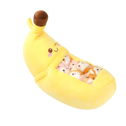 BESPORTBLE 1Satz Bananenkissen Plüschspielzeug für Gefüllte Bananen Dekoration Vielseitig Einsetzbar im Wohnzimmer oder Schlafzimmer mit Sichtfenster für Kleine Überraschungen BESPORTBLE 1Satz Bananenkissen Plüschspielzeug für Gefüllte Bananen Dekoration Vielseitig Einsetzbar im Wohnzimmer oder Schlafzimmer mit Sichtfenster für Kleine Überraschungen von BESPORTBLE