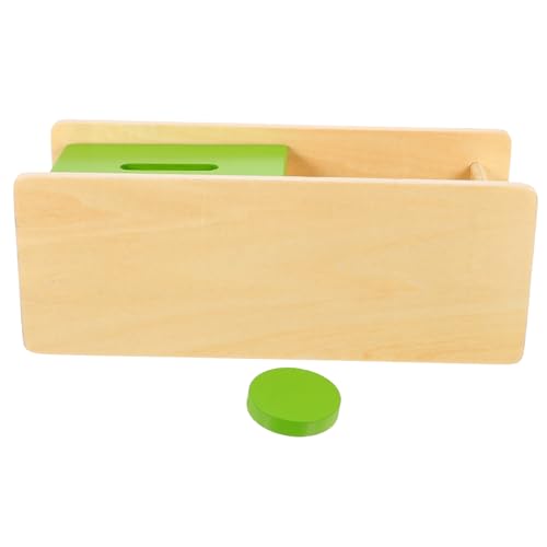 BESPORTBLE 1Satz Bildungsspielzeug Aus Montessori Coin Box Für Frühe Entwicklung Motorikspielzeug Für Jungen Bunten Scheiben Für Stundenlangen Spaß von BESPORTBLE
