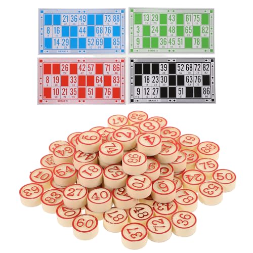 BESPORTBLE 1Satz Bingo Schachspiel aus Klassisches Partyspiel für Familie und Freunde Interaktive Bingo Zahlenkarten und Schachfiguren Tragbar und Langlebig für Jede Veranstaltung BESPORTBLE 1Satz Bingo Schachspiel aus Klassisches Partyspiel für Familie und Freunde Interaktive Bingo Zahlenkarten und Schachfiguren Tragbar und Langlebig für Jede Veranstaltung von BESPORTBLE
