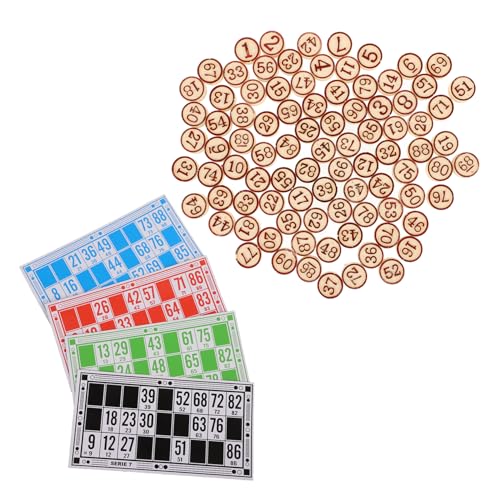 BESPORTBLE 1Satz Bingo Spielzubehör Zahlenkarten Schachfiguren für Partys Langlebig und Praktisch für Unterhaltsame Spieleabende und Familienfeiern BESPORTBLE 1Satz Bingo Spielzubehör Zahlenkarten Schachfiguren für Partys Langlebig und Praktisch für Unterhaltsame Spieleabende und Familienfeiern von BESPORTBLE