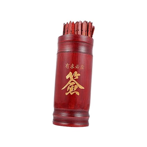 BESPORTBLE 1Satz Buddhistische Wahrsage Im Eimer Wahrsagungsspiel Requisiten Im Chinesischen Stil Und Anleitung Tiefrote Farbgebung Für Spirituelle BESPORTBLE 1Satz Buddhistische Wahrsage Im Eimer Wahrsagungsspiel Requisiten Im Chinesischen Stil Und Anleitung Tiefrote Farbgebung Für Spirituelle von BESPORTBLE