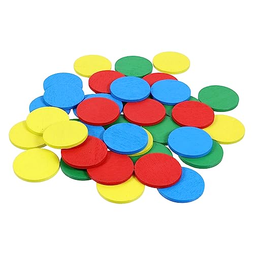 BESPORTBLE 1Satz Bunten Holzspielchips für Brettspiele Spielmünzen für Vielseitig Einsetzbar für Belohnungen und Gesellschaftsspiele BESPORTBLE 1Satz Bunten Holzspielchips für Brettspiele Spielmünzen für Vielseitig Einsetzbar für Belohnungen und Gesellschaftsspiele von BESPORTBLE