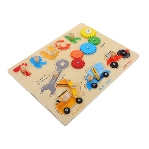 BESPORTBLE 1Satz Busy Board Aus Holz Für Kleinkinder Sensorisches Motorik Und Lernen Für Reisen Und Vorschulaktivitäten Ab Jahr von BESPORTBLE