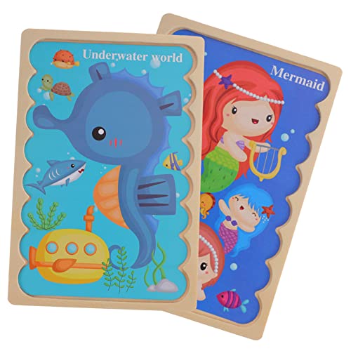 BESPORTBLE 1Satz Cartoon Holz Puzzle Doppelseitiges Pädagogisches Puzzlespielzeug Für Vorschulspielzeug Gedächtnisentwicklung Für Jungen BESPORTBLE 1Satz Cartoon Holz Puzzle Doppelseitiges Pädagogisches Puzzlespielzeug Für Vorschulspielzeug Gedächtnisentwicklung Für Jungen von BESPORTBLE