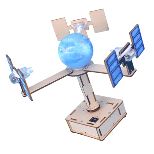 BESPORTBLE 1Satz DIY Geosynchroner Satellitenmodell Bausatz Pädagogisches Experimentierspielzeug für Wissenschaftsprojekte Geburtstagsgeschenk für Teenager und Heimwerker von BESPORTBLE