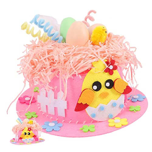 BESPORTBLE 1Satz DIY Hut Bastelmaterial für Kreative Perfektes für Gartenpartys Fördert Kreativität und Lernspiele Kindergarten Material von BESPORTBLE