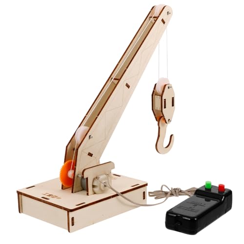 BESPORTBLE 1Satz DIY Kran Modell Für Physik Experimentierkasten Für Naturwissenschaftliches Lernen Bastelset Für Kreative Projekte Zufällige Farben von BESPORTBLE