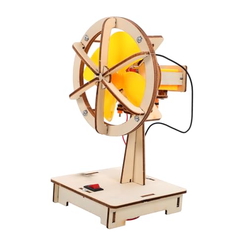 BESPORTBLE 1Satz DIY Modellbau Kit für Wissenschaftliches Experimentierset mit Materialien für Einen Funktionierenden Modellventilator Fördert Kreativität und Motorische Fähigkeiten von BESPORTBLE