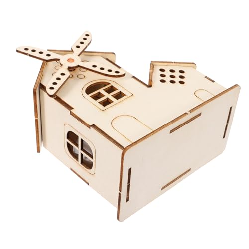 BESPORTBLE 1Satz DIY Solarwindmühle Bausatz Für Selbstmontage Aus Holz Für Wissenschaftliche Experimente Solarbetriebene Für Kreative Bastelprojekte von BESPORTBLE