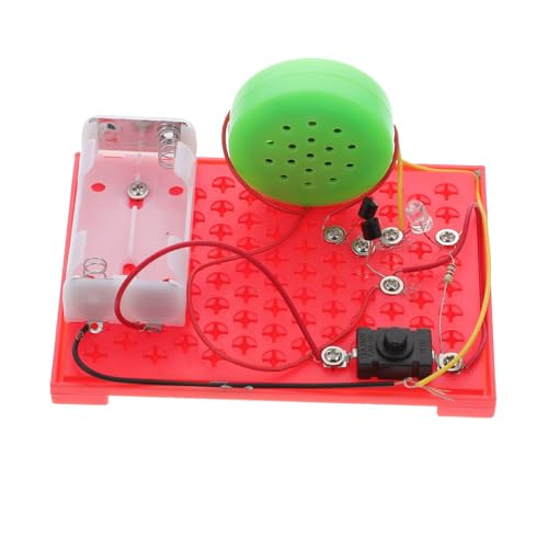 BESPORTBLE 1Satz DIY Sound Light Handgemachte Tonsirene Für Experimente Warn Und Alarmanlage Bastelset Für Wissenschaftsprojekte Zufällige Farbe Ohne Batterien von BESPORTBLE