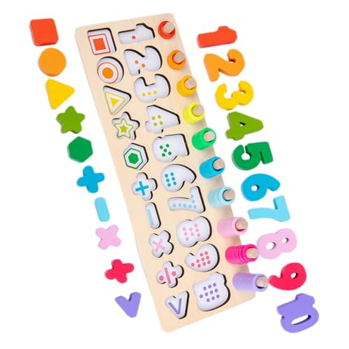 BESPORTBLE 1Satz Digitale Formen Puzzle aus Holz Bildungsspielzeug für Kleinkinder Geometrische Formen und Passend Fördert Eltern Beziehung und Lernfähigkeiten BESPORTBLE 1Satz Digitale Formen Puzzle aus Holz Bildungsspielzeug für Kleinkinder Geometrische Formen und Passend Fördert Eltern Beziehung und Lernfähigkeiten von BESPORTBLE