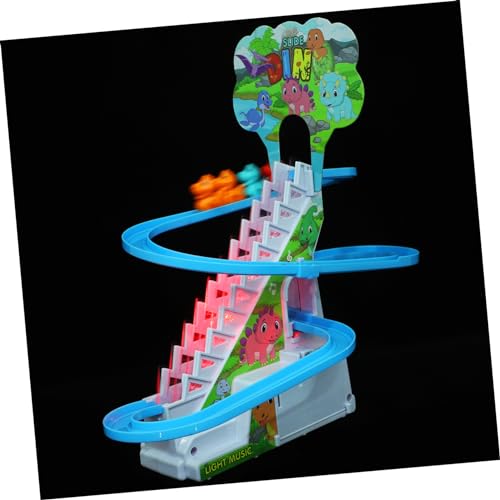 BESPORTBLE Dinosaurier Kletterspielzeug Mit Elektrischer Treppe Mit Dinosaurierfiguren Musik Und Licht Lernspielzeug Für Geburtstagsgeschenke Und Mehr von BESPORTBLE