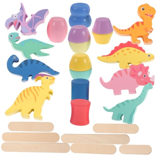 BESPORTBLE 1Satz Dinosaurier Stapelspielzeug für Holzspielzeug Problemlösungsfähigkeiten und Hand Augen Koordination für Kleinkinder und Sicher BESPORTBLE 1Satz Dinosaurier Stapelspielzeug für Holzspielzeug Problemlösungsfähigkeiten und Hand Augen Koordination für Kleinkinder und Sicher von BESPORTBLE