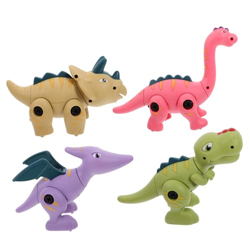 BESPORTBLE 1Satz Dinosaurier Zum Zusammenbauen DIY Dinosaurier Figuren Aus Lustiges Kinderspielzeug Für Kleine Dinosaurier Fans von BESPORTBLE