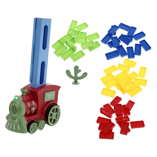 BESPORTBLE 1Satz Domino Zug Für Automatisches Domino Mit Leuchtendes Und Spielerisches Lernspielzeug Kleinkinder Jahren Mit Zufälligen Zubehörteilen von BESPORTBLE