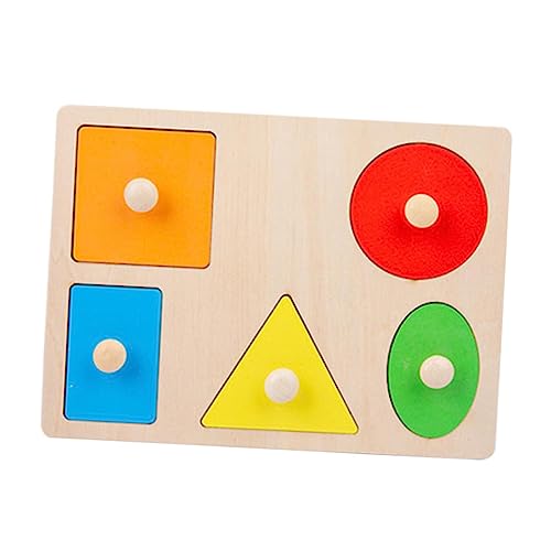 BESPORTBLE 1Satz Educational Wooden Geometric Puzzle Toy for Early Learning Fun Jigsaw Game for Boys and Present for von BESPORTBLE