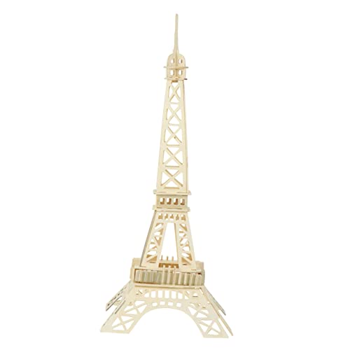 BESPORTBLE 1Satz Eiffelturm Holzpuzzle DIY Bastelspielzeug Für Kreatives Modell Geduld Und Kreativität Perfektes Für Puzzle Sicher von BESPORTBLE