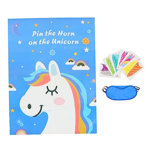 BESPORTBLE 1Satz Einhorn Party Spielset Kreatives Pin Horn Dem Einhorn für Kindergeburtstag Einzigartiger Spaß für Mädels für Geburtstagsfeiern und Klassenzimmer BESPORTBLE 1Satz Einhorn Party Spielset Kreatives Pin Horn Dem Einhorn für Kindergeburtstag Einzigartiger Spaß für Mädels für Geburtstagsfeiern und Klassenzimmer von BESPORTBLE