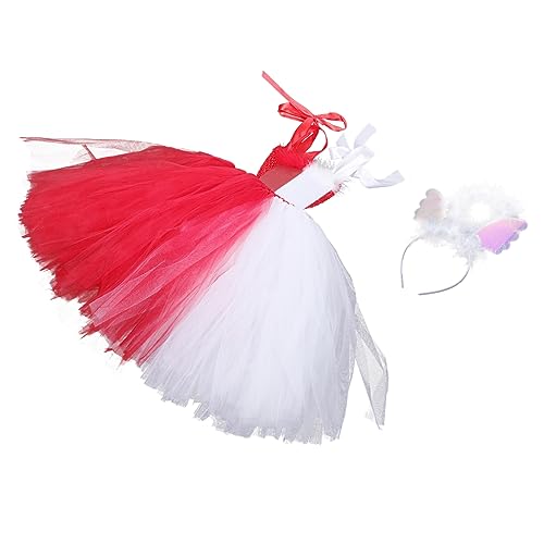 BESPORTBLE 1Satz Engelskostüm Für Bezaubernde Prinzessinnenkleid Mit Haarschmuck Für Halloween Kostümpartys Rollenspiele Festliches Outfit Für Kleine Teufel BESPORTBLE 1Satz Engelskostüm Für Bezaubernde Prinzessinnenkleid Mit Haarschmuck Für Halloween Kostümpartys Rollenspiele Festliches Outfit Für Kleine Teufel von BESPORTBLE