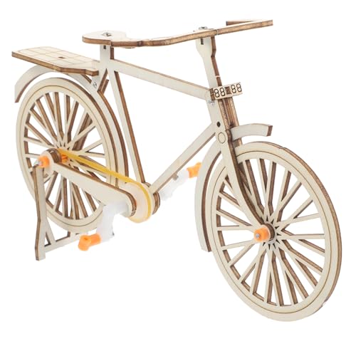 BESPORTBLE 1Satz Fahrrad Modell Holz Fahrrad Statue Deko Fahrrad Bastelset Für Wissenschaftliche Experimentiermaterialien Und Handwerkliche Gestaltung von BESPORTBLE