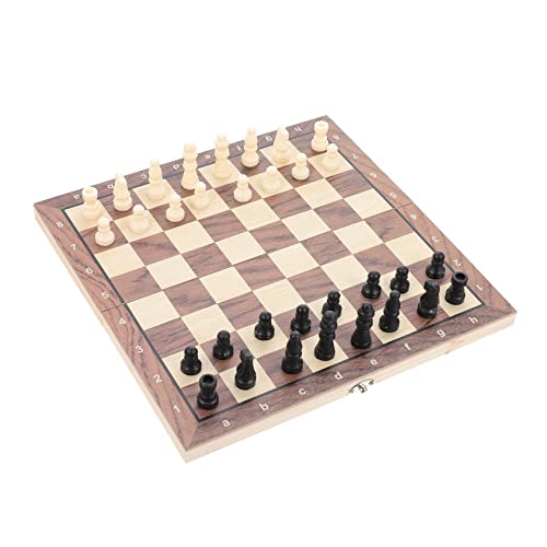 BESPORTBLE 1Satz Faltbares Schachspiel für Schachset aus Hochwertigem Holz Tragbares und Leichtes Design für Junge Schachspieler für Reisen und Zuhause BESPORTBLE 1Satz Faltbares Schachspiel für Schachset aus Hochwertigem Holz Tragbares und Leichtes Design für Junge Schachspieler für Reisen und Zuhause von BESPORTBLE