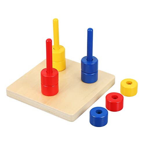 BESPORTBLE 1Satz Farbenfrohes Stapelturm Für Pädagogisches Holzspielzeug Farberkennung Kreatives Zur Entwicklung Von Fokus Und Motorik Für Ab Jahr von BESPORTBLE