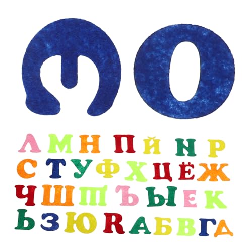 BESPORTBLE 1Satz Filz Buchstabenaufkleber Für Alphabet Aufkleber Für Vorschulkinder Kreatives Basteln Selbstklebende Und Wanddekoration Für Kindergarten Und Zuhause von BESPORTBLE