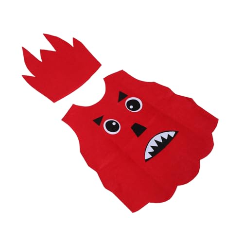 BESPORTBLE 1Satz Flammenmonster Kostüm für Jungen Rollenspielkleidung für Bequemes Material für Bühnenaufführungen Partys Fotoshootings Einfach Anzuziehen zu Entfernen von BESPORTBLE