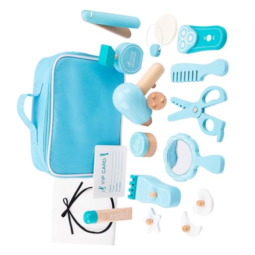 BESPORTBLE 1Satz Friseursalon Spielset für Teiliges Interaktives Holzspielzeug mit Haartrockner Rasierer und Friseur Zubehör Kreatives für Jungen BESPORTBLE 1Satz Friseursalon Spielset für Teiliges Interaktives Holzspielzeug mit Haartrockner Rasierer und Friseur Zubehör Kreatives für Jungen von BESPORTBLE