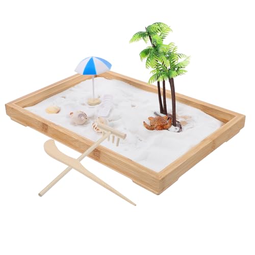 BESPORTBLE 1Satz Garten Sandkasten für Zuhause und Büro Mini Strand Szenen zur Stressbewältigung Kreatives Deko Element für Entspannende und Meditative Auszeiten BESPORTBLE 1Satz Garten Sandkasten für Zuhause und Büro Mini Strand Szenen zur Stressbewältigung Kreatives Deko Element für Entspannende und Meditative Auszeiten von BESPORTBLE