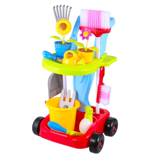 BESPORTBLE 1Satz Gartenreinigungsspielzeug Simuliertes Kinderwagen Set Für Kreatives Lernspielzeug Für Jungen Für Jahren von BESPORTBLE