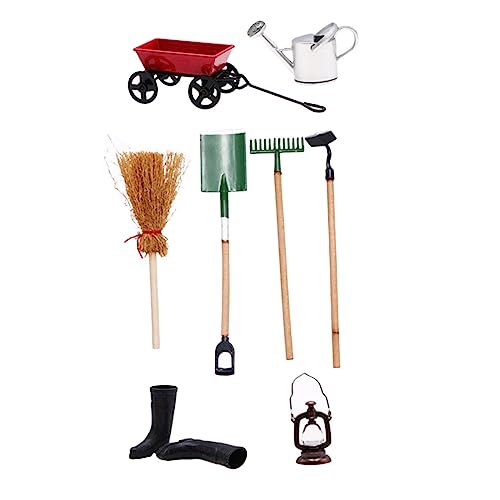 BESPORTBLE 1Satz Gartenwerkzeuge Teiliges Puppenhaus Zubehör Für Kreative Gartenlandschaften Für Miniaturdekoration Und Sammler Mit Feiner Handwerkskunst Und Einzigartigem von BESPORTBLE