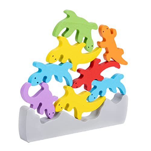 BESPORTBLE 1Satz Gecko Balance Bausteine Interaktives Stapelspielzeug Für Fördert Die Balance Und Motorik Für Kleinkinder Geschenkidee Für Jungen von BESPORTBLE