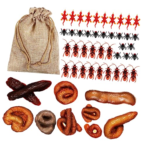 BESPORTBLE 1Satz Gefälschte Poops Eidechsen Und Kakerlaken Knifflige Requisiten Für Halloween Streiche Realistische Dekorationen Witzige Scherzartikel Für Zuhause Und Partys BESPORTBLE 1Satz Gefälschte Poops Eidechsen Und Kakerlaken Knifflige Requisiten Für Halloween Streiche Realistische Dekorationen Witzige Scherzartikel Für Zuhause Und Partys von BESPORTBLE