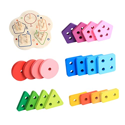 BESPORTBLE 1Satz Geometrische Bausteine Farben für Lernspielzeug Formwahrnehmung für Frühes Lernen und Entwicklung Sicheres Material für Kleine BESPORTBLE 1Satz Geometrische Bausteine Farben für Lernspielzeug Formwahrnehmung für Frühes Lernen und Entwicklung Sicheres Material für Kleine von BESPORTBLE