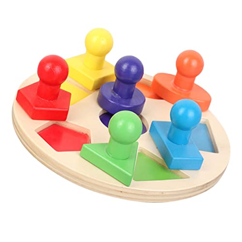 BESPORTBLE 1Satz Geometrische Formen Lernspielzeug Aus Holz Frühpädagogisches Angebot Für Fördert Und Formerkennung Für Kleinkinder Kompakte Für Einfaches BESPORTBLE 1Satz Geometrische Formen Lernspielzeug Aus Holz Frühpädagogisches Angebot Für Fördert Und Formerkennung Für Kleinkinder Kompakte Für Einfaches von BESPORTBLE