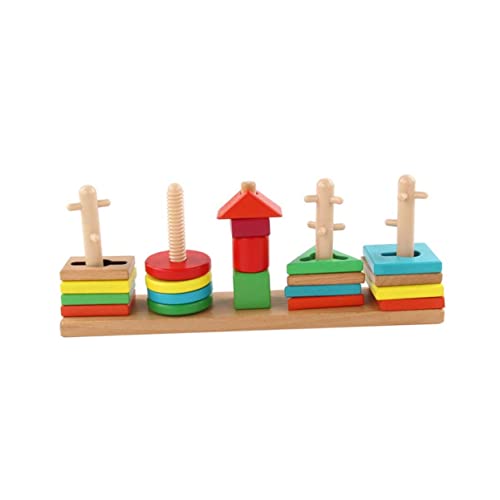 BESPORTBLE 1Satz Geometrisches Formensortierspielzeug aus Holz Pädagogisches Holzspielzeug für Logischen Denkfähigkeit und Räumlichen Wahrnehmung Ab Monaten BESPORTBLE 1Satz Geometrisches Formensortierspielzeug aus Holz Pädagogisches Holzspielzeug für Logischen Denkfähigkeit und Räumlichen Wahrnehmung Ab Monaten von BESPORTBLE