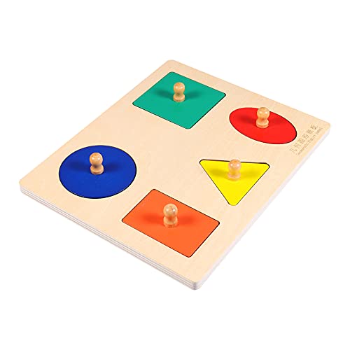 BESPORTBLE 1Satz Geometrisches Holzpuzzle für Kleinkinder Pädagogisches Lernspielzeug für Junge Mädchen Motorische Fähigkeiten und Sensorische Stimulation Sicheres Design ohne Scharfe Ecken BESPORTBLE 1Satz Geometrisches Holzpuzzle für Kleinkinder Pädagogisches Lernspielzeug für Junge Mädchen Motorische Fähigkeiten und Sensorische Stimulation Sicheres Design ohne Scharfe Ecken von BESPORTBLE