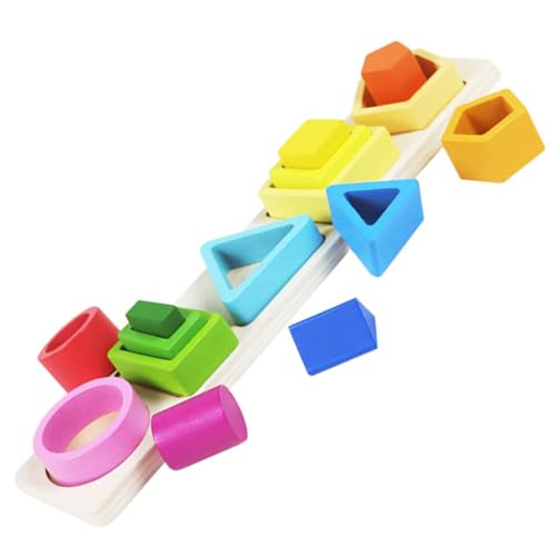 BESPORTBLE 1Satz Geometrisches Sortier Und Stapelspielzeug Aus Holz Für Kleinkinder Formpassendes Turmbrett Pädagogisches Für Fördert Kreativität Und Feinmotorik BESPORTBLE 1Satz Geometrisches Sortier Und Stapelspielzeug Aus Holz Für Kleinkinder Formpassendes Turmbrett Pädagogisches Für Fördert Kreativität Und Feinmotorik von BESPORTBLE