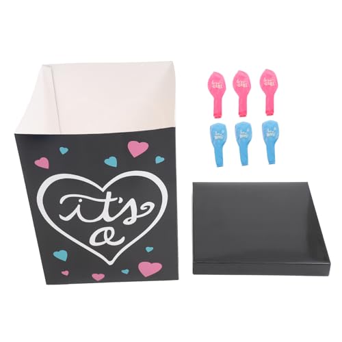BESPORTBLE 1Satz Geschlecht Enthüllende Ballon Papierboxen Für Babyparty Dekorative Boxen Mit Je Blauen Und Ballons Für Jungen Oder Feiern BESPORTBLE 1Satz Geschlecht Enthüllende Ballon Papierboxen Für Babyparty Dekorative Boxen Mit Je Blauen Und Ballons Für Jungen Oder Feiern von BESPORTBLE