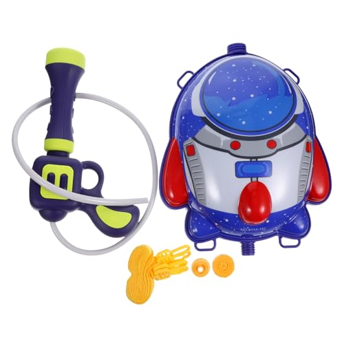 BESPORTBLE 1Satz Großer Blauer Rucksack Mit Wasserpumpe Strandwasserspielzeug Für Sommer Spaß Im Freien Mit Wasser Und Zufällige Zubehörfarbe von BESPORTBLE